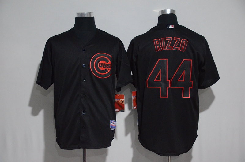 2017 MLB Chicago Cubs #44 Rizzo black jerseys->->MLB Jersey
